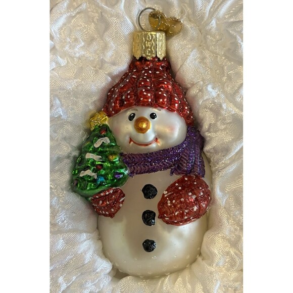 Child's First Christmas Ornament Collection Set of 6 New Blown Glass in Box OWC - Picture 13 of 16